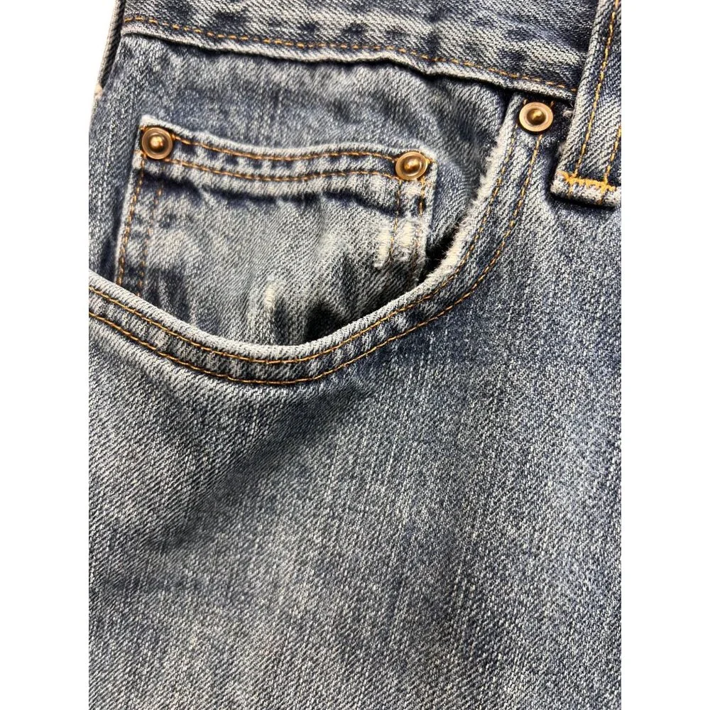 Carhartt Mens Blue Denim Straight Fit Jeans Relaxed Fit 34x34 Pants RN 14806 - Picture 6 of 15